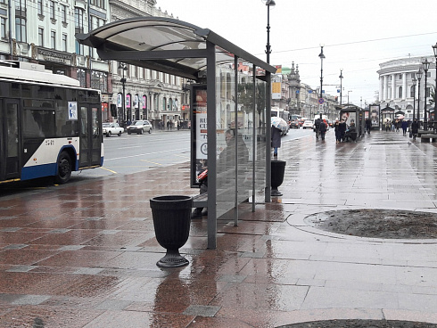 урна из стеклопластика уличная