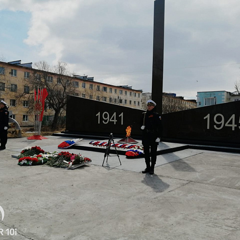 "Обелиск в честь Дня Победы" в г. Вилючинск.
