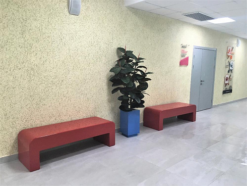 цветочница для интерьера, стеклопластик