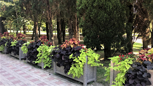 вазоны уличные прямоугольные на ножках